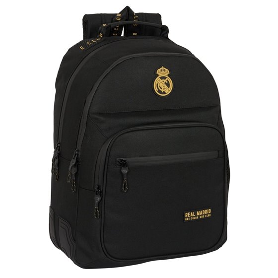Mochila Doble Adaptable A Carro Real Madrid 3ª Equipacion32 x 42 x 15 cm.