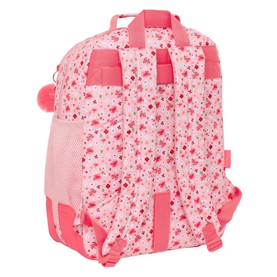Mochila Doble Adaptable A Carro Vmb "In Bloom"32 x 42 x 15 cm.