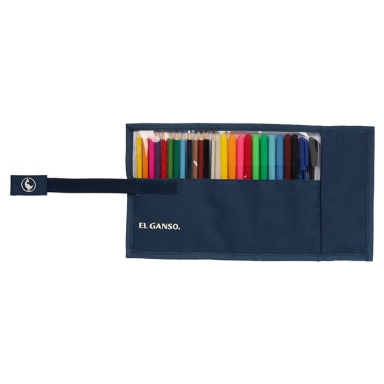 Plumier Enrollable 27 Piezas El Ganso "Classic"7 x 20 x 7 cm.