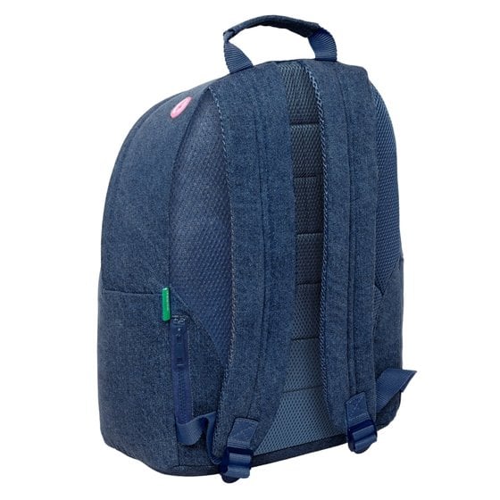 Mochila Para Portatil 14,1" Benetton "Denim"31 x 41 x 16 cm.