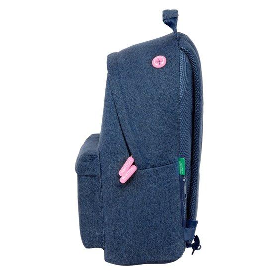 Mochila Para Portatil 14,1" Benetton "Denim"31 x 41 x 16 cm.