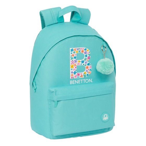 Mochila Para Portatil 14,1" Benetton "Letter"31 x 41 x 16 cm.