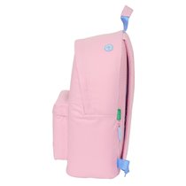 Mochila Para Portatil 14,1" Benetton "Pink"31 x 41 x 16 cm.