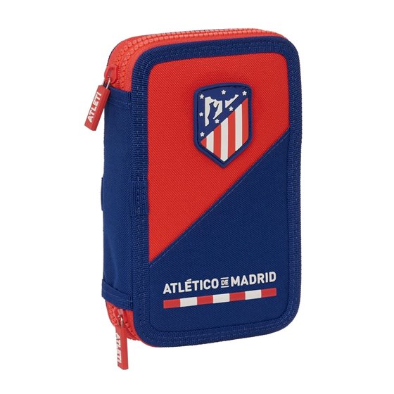 Plumier Doble Pequeño 28 Piezas Atco. De Madrid12,5 x 19,5 x 4 cm.