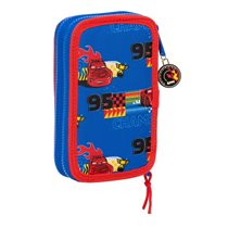 Plumier Doble Pequeño 28 Piezas Cars "Race Ready"12,5 x 19,5 x 4 cm.