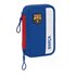 Plumier Doble Pequeño 28 Piezas F.C.Barcelona 2ª Equipacion12,5 x 19,5 x 4 cm.