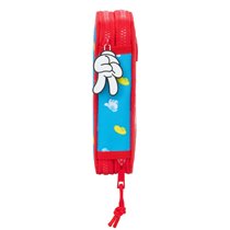 Plumier Doble Pequeño 28 Piezas Mickey Mouse "Fantastic"12,5 x 19,5 x 4 cm.