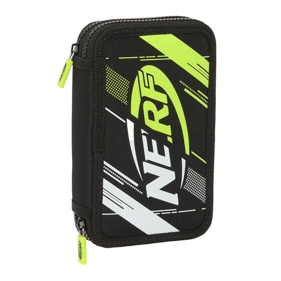 Plumier Doble Pequeño 28 Piezas Nerf "Get Ready"12,5 x 19,5 x 4 cm.