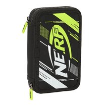 Plumier Doble Pequeño 28 Piezas Nerf "Get Ready"12,5 x 19,5 x 4 cm.