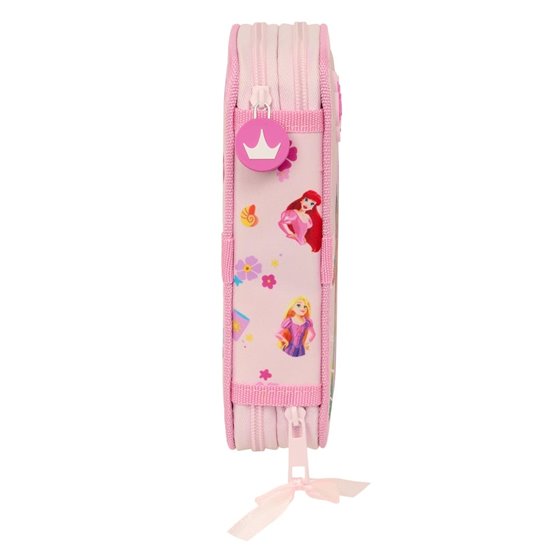 Plumier Doble Pequeño 28 Piezas Princesas Disney "Summer Adventures"12,5 x 19,5 x 4 cm.