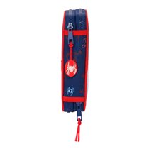 Plumier Doble Pequeño 28 Piezas Spider-Man "Neon"12,5 x 19,5 x 4 cm.