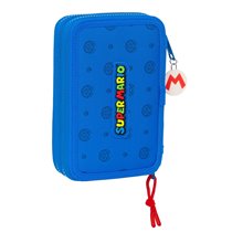 Plumier Doble Pequeño 28 Piezas Super Mario "Play"12,5 x 19,5 x 4 cm.