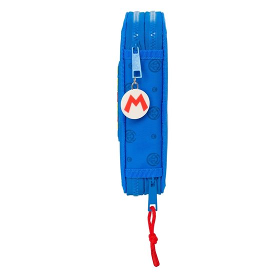 Plumier Doble Pequeño 28 Piezas Super Mario "Play"12,5 x 19,5 x 4 cm.