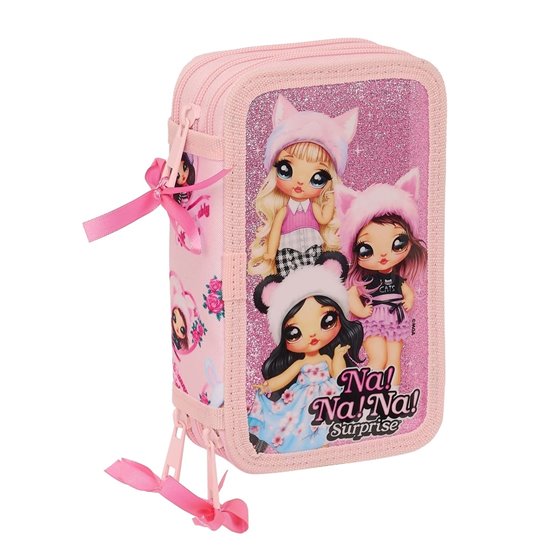 Plumier Triple 36 Piezas Nanana "Fabulous"12,5 x 19,5 x 5,5 cm.