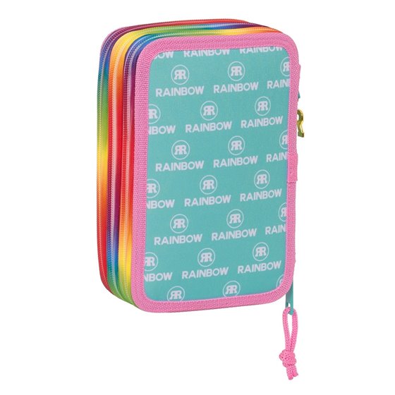 Plumier Triple 36 Piezas Rainbow High "Paradise"12,5 x 19,5 x 5,5 cm.