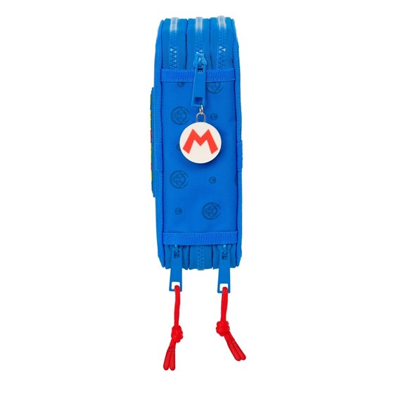 Plumier Triple 36 Piezas Super Mario "Play"12,5 x 19,5 x 5,5 cm.