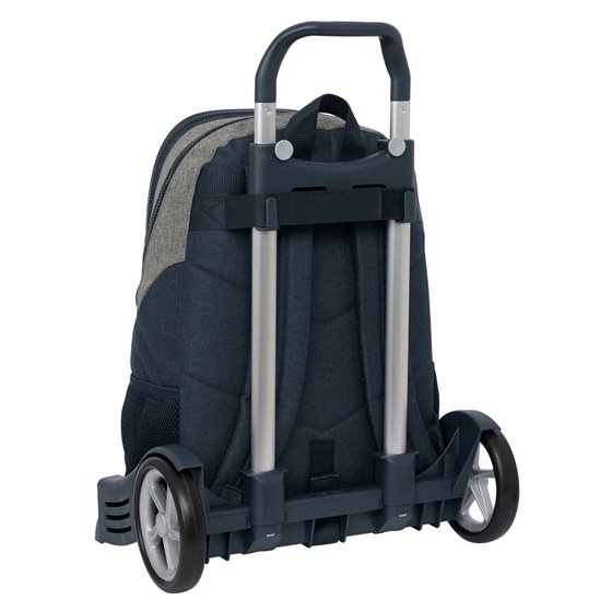 Mochila Con Carro Evolution Kappa "Dark Navy"32 x 44 x 16 cm.