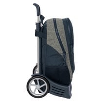 Mochila Con Carro Evolution Kappa "Dark Navy"32 x 44 x 16 cm.