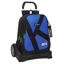 Mochila Con Carro Evolution Kelme "Royal"32 x 44 x 16 cm.