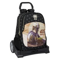 Mochila Con Carro Evolution The Mandalorian "This Is The Way"32 x 44 x 16 cm.