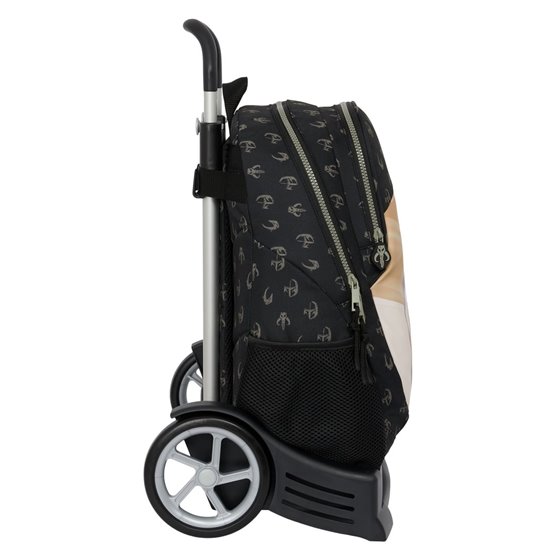 Mochila Con Carro Evolution The Mandalorian "This Is The Way"32 x 44 x 16 cm.