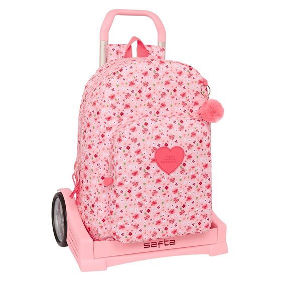 Mochila Con Carro Evolution Vmb "In Bloom"30 x 46 x 14 cm.