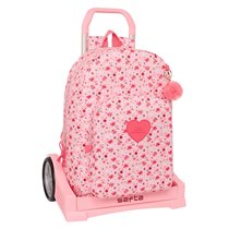 Mochila Con Carro Evolution Vmb "In Bloom"30 x 46 x 14 cm.