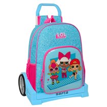 Mochila Mochila Con Carro Evolution Lol Surprise! "Divas"33 x 42 x 14 cm.