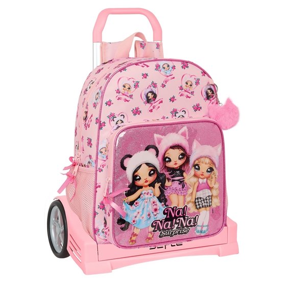 Mochila Mochila Con Carro Evolution Nanana "Fabulous"33 x 42 x 14 cm.