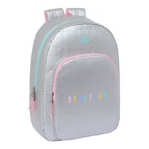 Mochila Adaptable A Carro Benetton "Silver"30 x 46 x 14 cm.