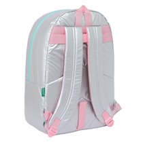 Mochila Adaptable A Carro Benetton "Silver"30 x 46 x 14 cm.