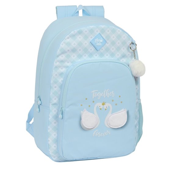 Mochila Adaptable A Carro Glowlab "Cisnes"30 x 46 x 14 cm.