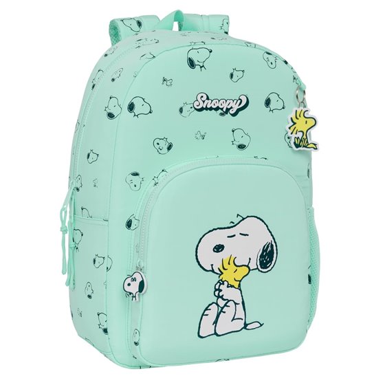 Mochila Adaptable A Carro Snoopy "Groovy"30 x 46 x 14 cm.