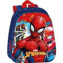 Mochila 3D Spider-Man27 x 33 x 10 cm.
