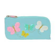 Portatodo Plano Reciclado Moos "Butterflies"23 x 11 cm.