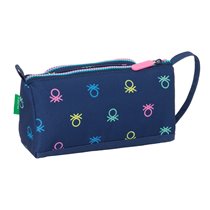Portatodo Con Bolsillo Desplegable Vacio Benetton "Cool"20 x 11 x 8,5 cm.