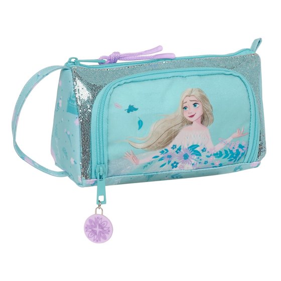 Portatodo Con Bolsillo Desplegable Vacio Frozen Ii "Hello Spring"20 x 11 x 8,5 cm.
