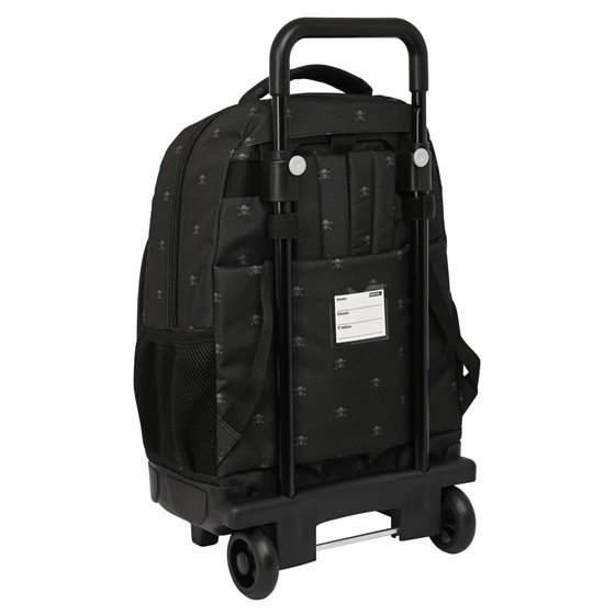 Mochila Grande Con Ruedas Compact Ext.Simple Safta "California"33 x 45 x 22 cm.