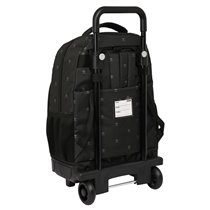Mochila Grande Con Ruedas Compact Ext.Simple Safta "California"33 x 45 x 22 cm.