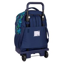 Mochila Grande Con Ruedas Compact Extraible El Niño "Glassy"33 x 45 x 22 cm.