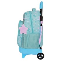 Mochila Grande Con Ruedas Compact Extraible Frozen Ii "Hello Spring"33 x 45 x 22 cm.