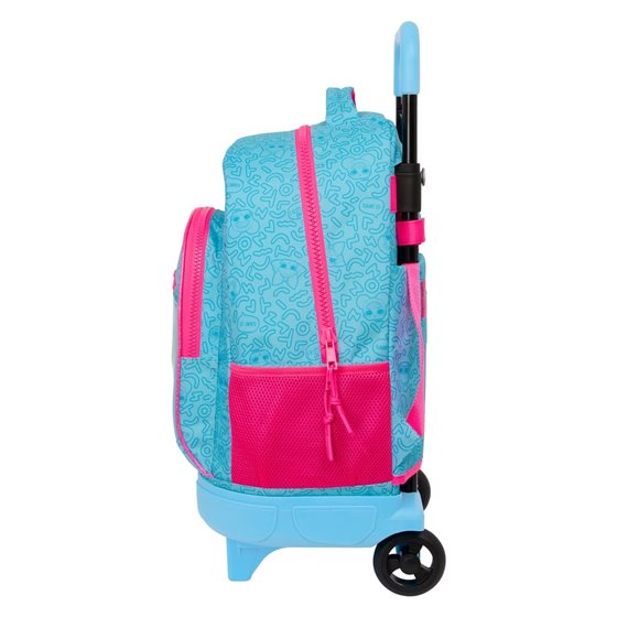 Mochila Grande Con Ruedas Compact Extraible Lol Surprise! "Divas"33 x 45 x 22 cm.