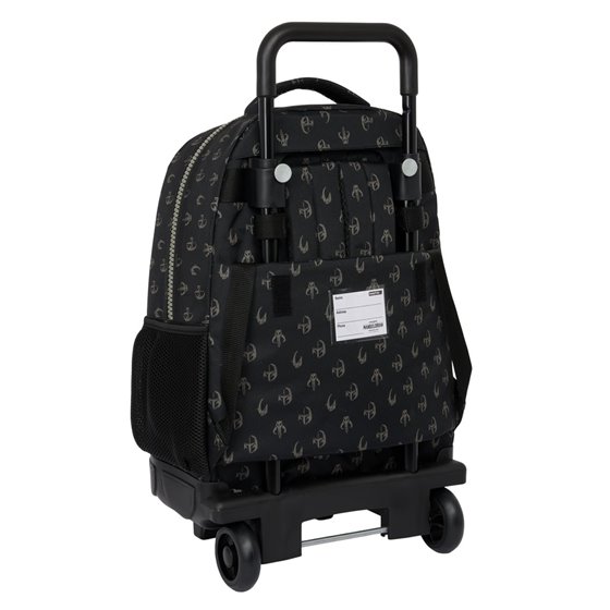 Mochila Grande Con Ruedas Compact Extraible The Mandalorian "This Is The Way"33 x 45 x 22 cm.