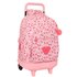 Mochila Grande Con Ruedas Compact Extraible Vmb "In Bloom"33 x 45 x 22 cm.