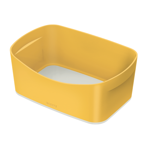 Bandeja De Almacenamiento Leitz Mybox Cosy Amarillo Cálido