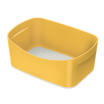 Bandeja De Almacenamiento Leitz Mybox Cosy Amarillo Cálido