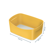 Bandeja De Almacenamiento Leitz Mybox Cosy Amarillo Cálido