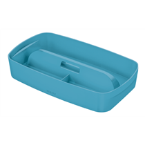 Bandeja Organizadora Leitz Mybox Cosy Con Asa, Pequeña Azul Calma