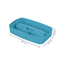 Bandeja Organizadora Leitz Mybox Cosy Con Asa, Pequeña Azul Calma