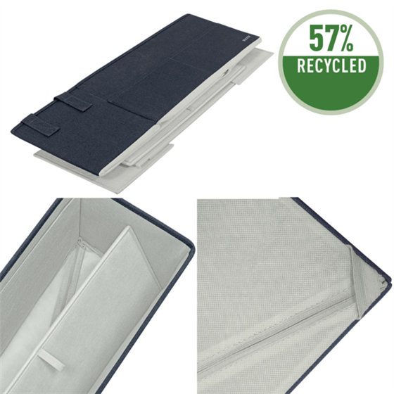 Bolsa De Tela Para El Trabajo Leitz Hot Desking Gris Terciopelo
